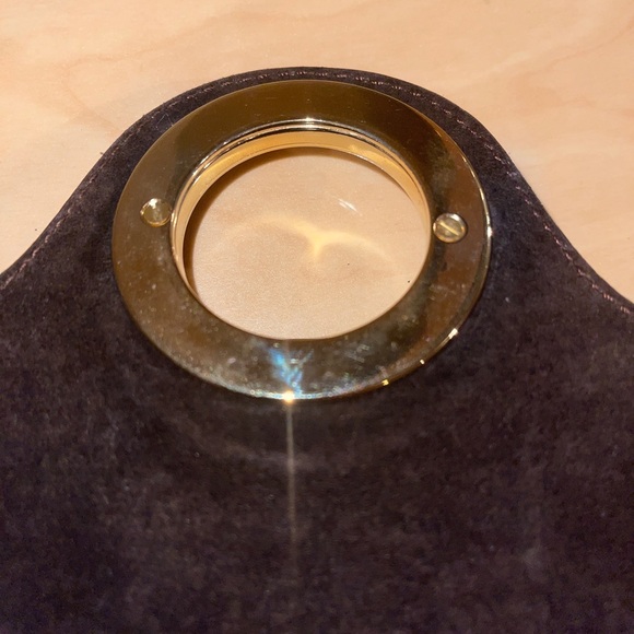 Dolce & Gabbana Studs Burgundy Brown Exotic Leather Bag - Picture 11 of 12